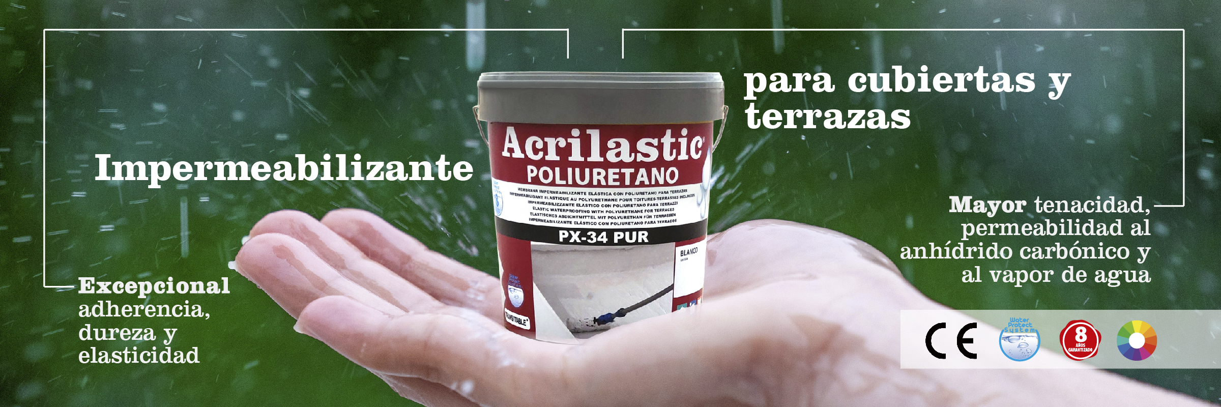 Banner slide PX-34 Acrilastic Pur