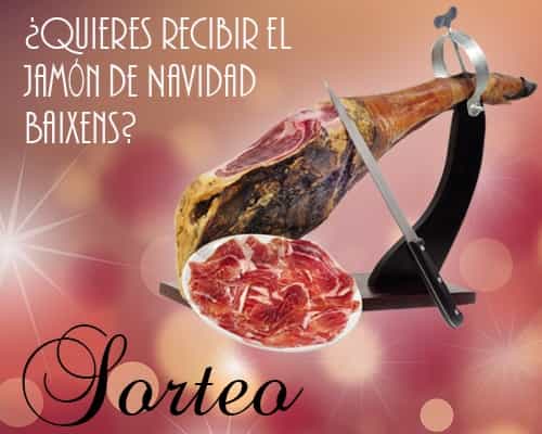 Sorteo jamón Baixens